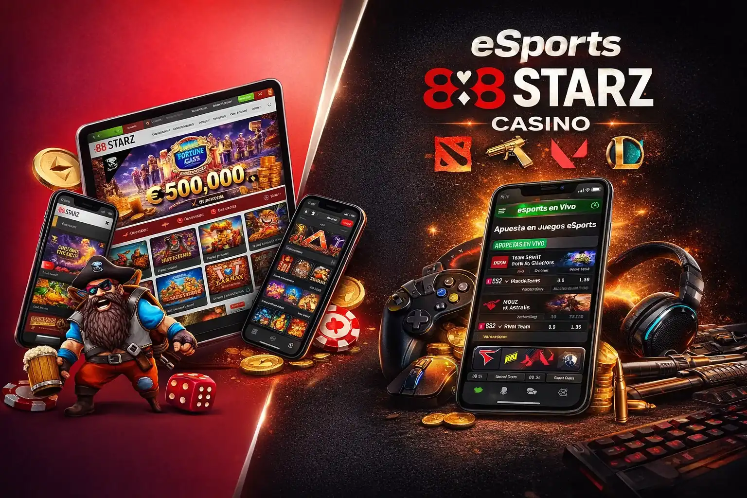 eSports en 888Starz Colombia