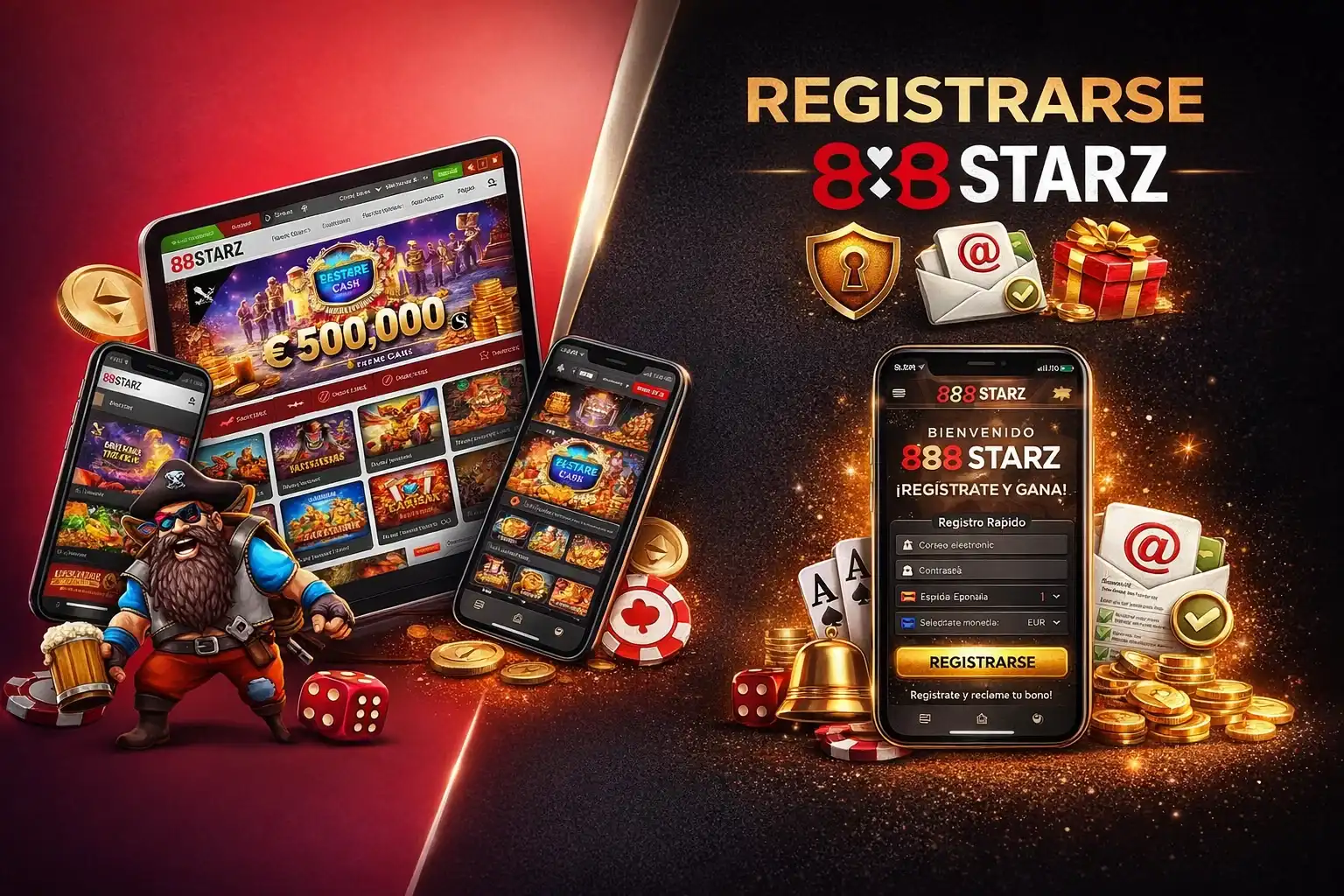 Registrarse en 888Starz Colombia