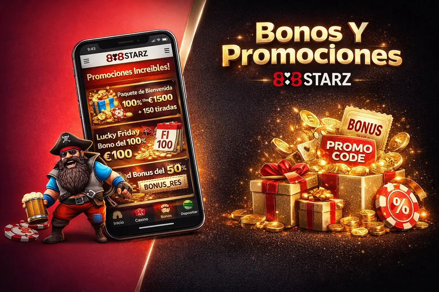 Bono de bienvenida 888Starz